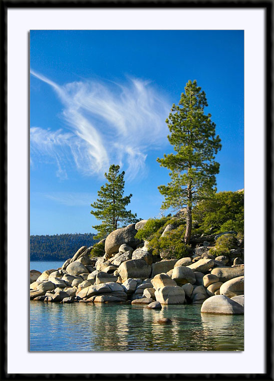 Hidden Cove on Lake Tahoe's East Shore, (C) 2003, Bill Langton's Fine Art Photography