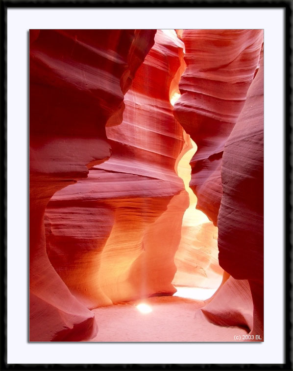 Antelope Canyon, Arizona, (C) 2003, Bill Langton's Fine Art Photography
