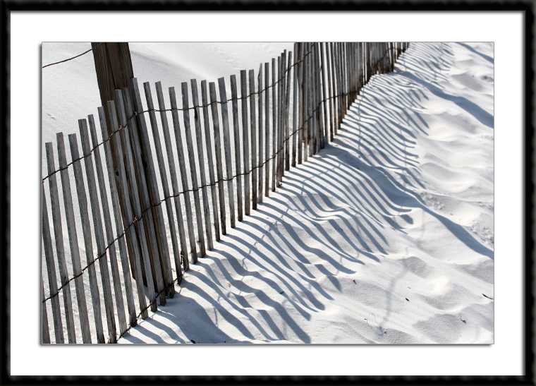 White Sand and Fence