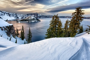 Crater Lake Winter