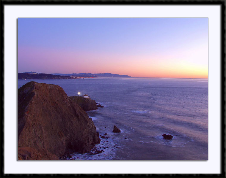 Point Bonita Sunset, (C) 2002, Bill Langton's Fine Art Photography